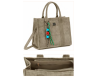 EB BORSA GRANDE VELLUTO CHARMS VERDE 22449/G