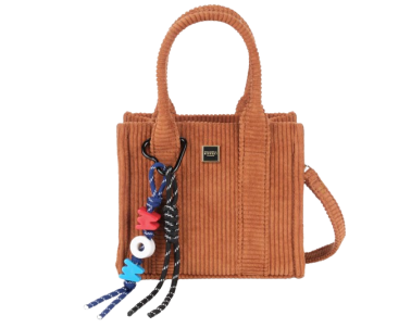 EB BORSA MEDIA VELLUTO CHARMS MARRONE 22449/M