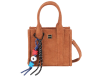 EB BORSA MEDIA VELLUTO CHARMS MARRONE 22449/M