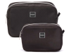 EB BEAUTY CASE NYLON NERO FINITURE ARGENTO 22420
