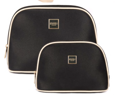 EB BUSTA PORTA COSMETICI MARTELLATA NERA GRANDE 22507