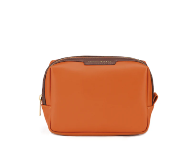 EB BUSTA PORTA COSMETICI ARANCIO DACHSHUND DOG MEDIA 22489