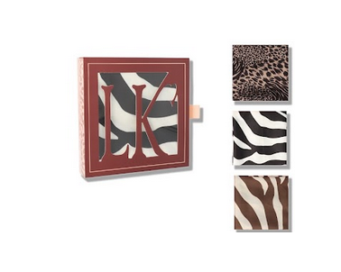 EE FOULARD D LE KIKKE ANIMALIER COL ASS. SIMIL SETA 425014