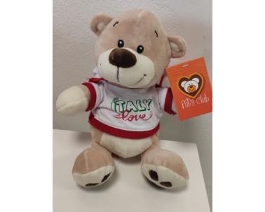 PELUCHES P&C ORSETTO T-SHIRT ITALIA 20CM