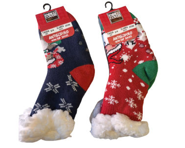 CALZA BA/BO I COVERI ANTISCIVOLO CHRISTMAS SLIPPERS 