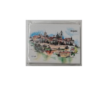 MAGNETE TELA IG BERGAMO VEDUTA 8X6