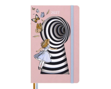 MLK 2027 12 M WEEKLY NTBK LG BLACK HARD ALICE WONDER