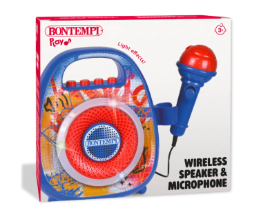 BT SPEAKER WIRLESS CON MICROFONO BLU