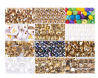 PERLINE NICE ABC GOLD MIXED