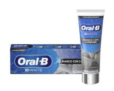 DENTIFRICIO ORAL B 3D W BIANCO CON CARBONE 75 ML