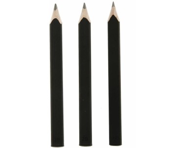 MLK SET OF 3 PENCILS BLACK old