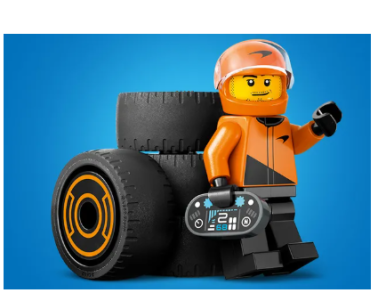 LEGO CITY 60442 F1 DRIVER WITH MCLAREN RACE CAR